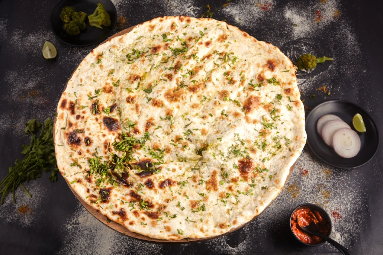 Broccoli N Cheese Naan